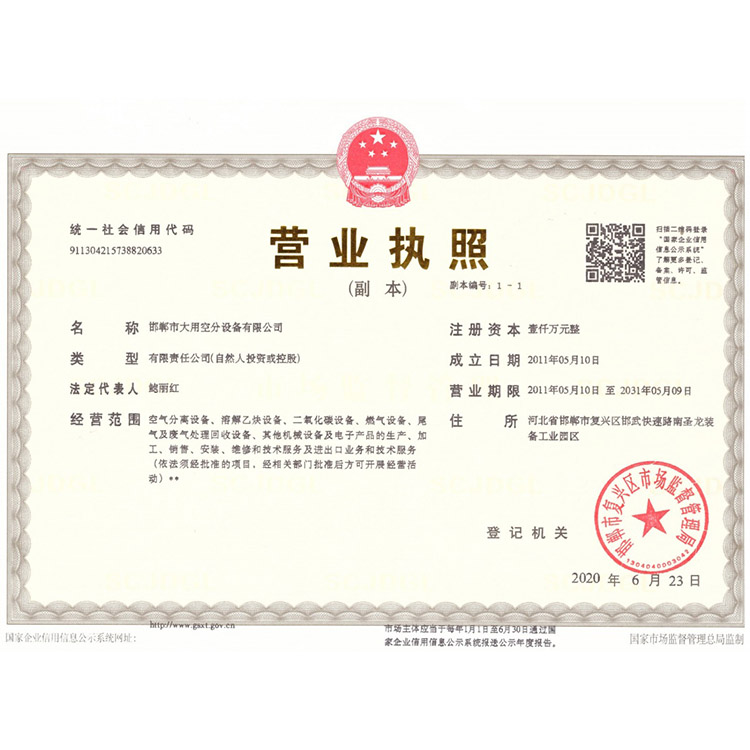 Business license