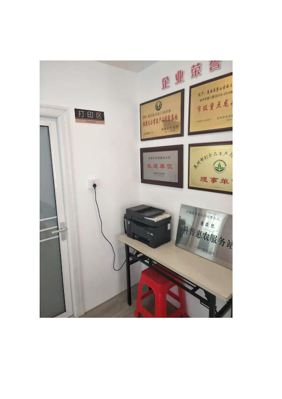 洽谈区、打印区