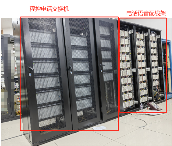 程控电话交换机与电话语音配线架连接图