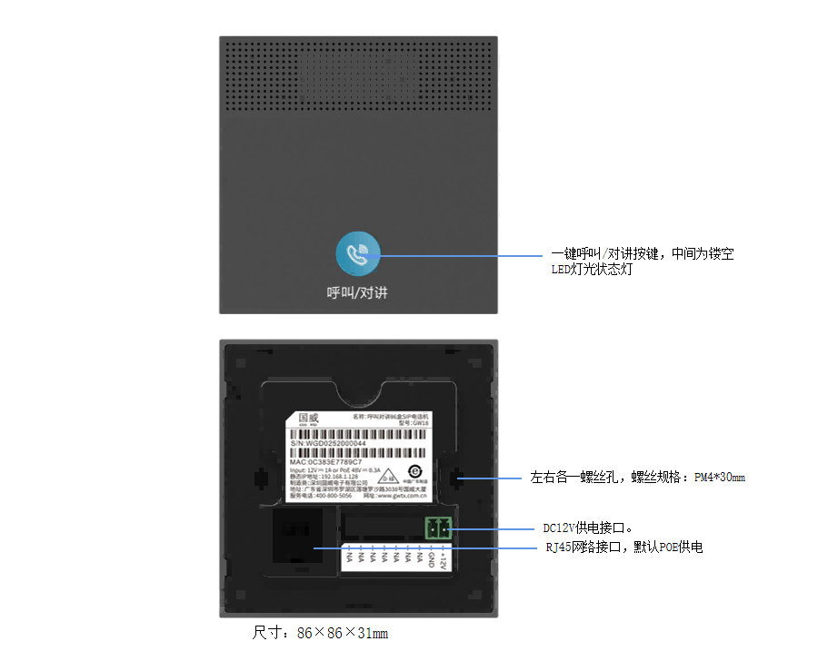 国威GW18接口图片 国威GW18接口图片
