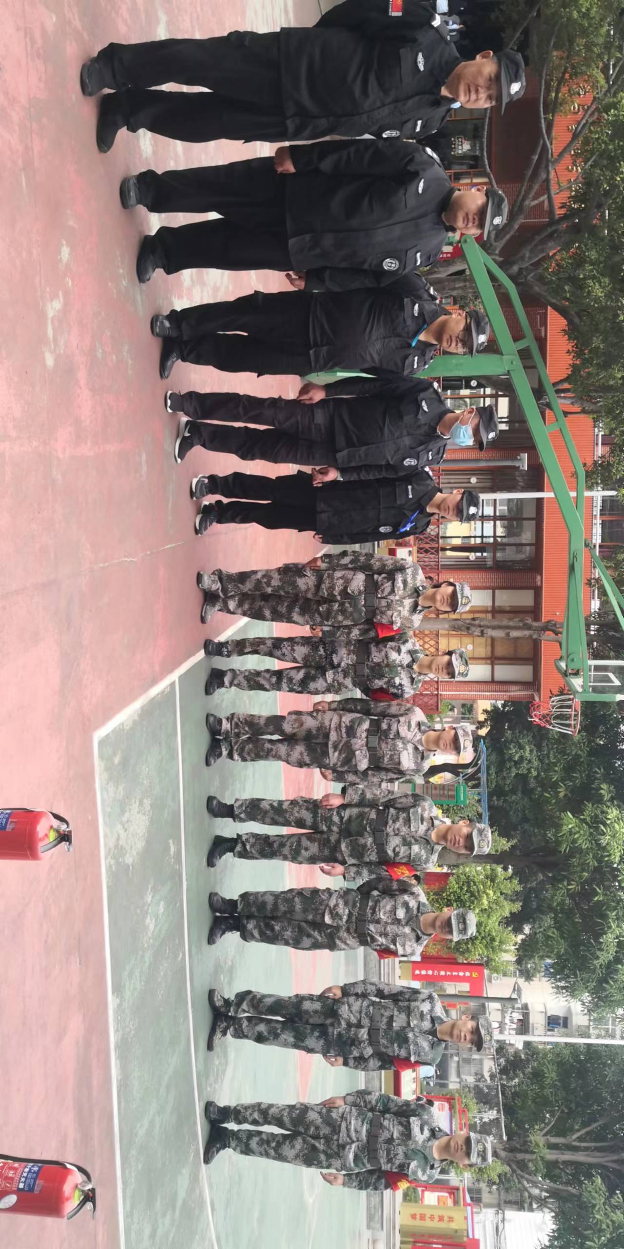 南寧市第一職業(yè)技術(shù)學(xué)校新陽(yáng)校區(qū)季度消防演練