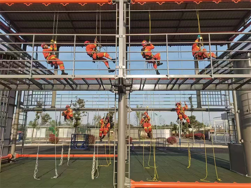 绳索深井救援训练架怎么用？