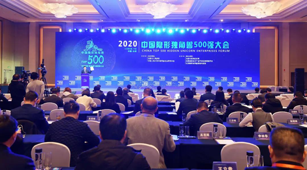 安徽省湖南商会常务副会长朱英一行应邀参加2020中国隐形独角兽500强大会