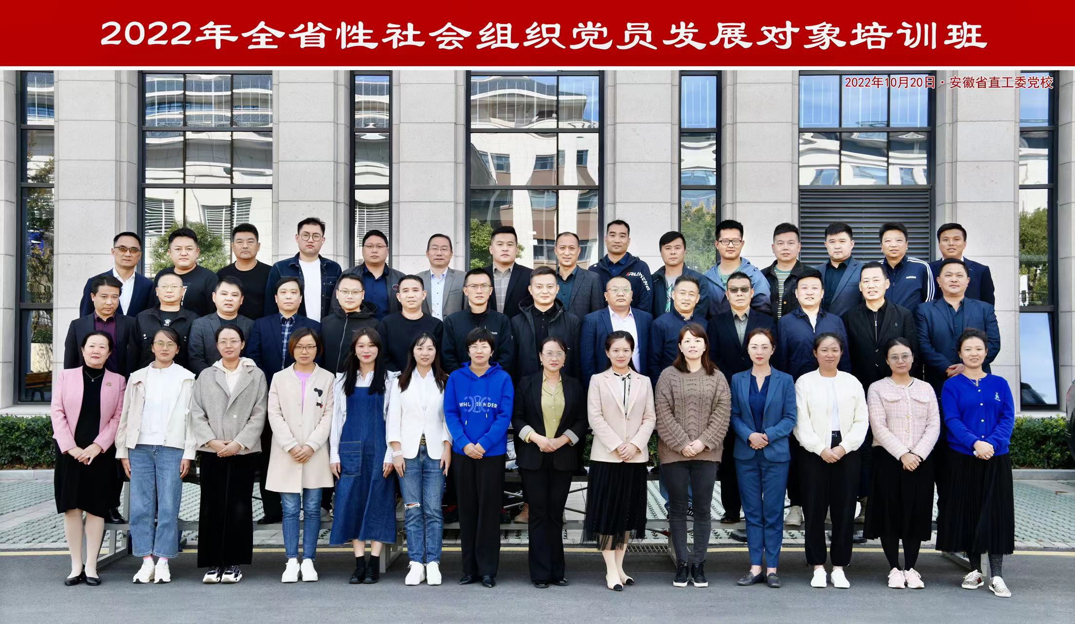 秘书长舒红武参加全省性社会组织党员发展对象培训