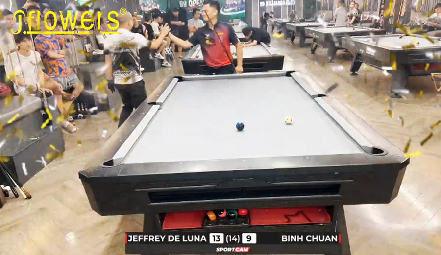 JEFFREY DE LUNA14:9赢下比赛，盘点德鲁纳冲球技术