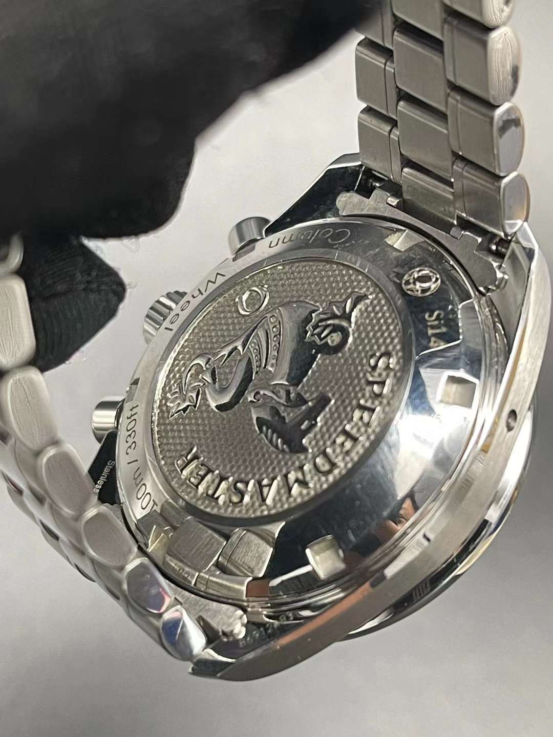 欧米茄超霸系列自动机械男表 计时 324.30.38.50.02.001精钢白盘陶瓷圈