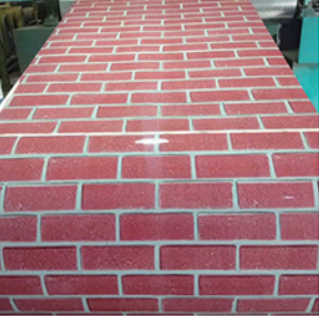 Printed steel plate (roll)