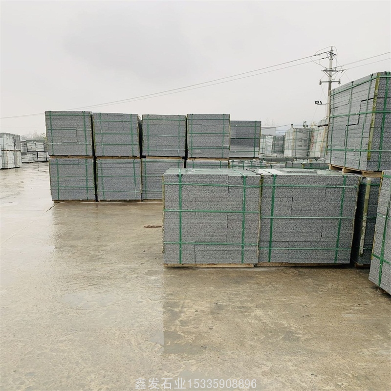 湖北芝麻白花岗岩石材园林广场地铺