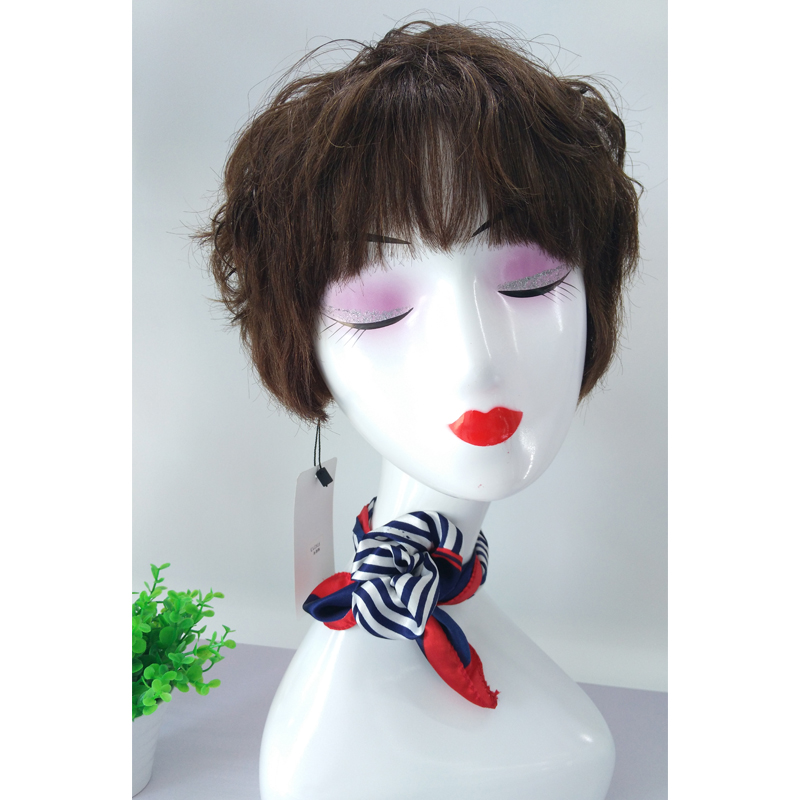 秀亿假发全真发顶心递针深棕色 fhd63【实体专柜】