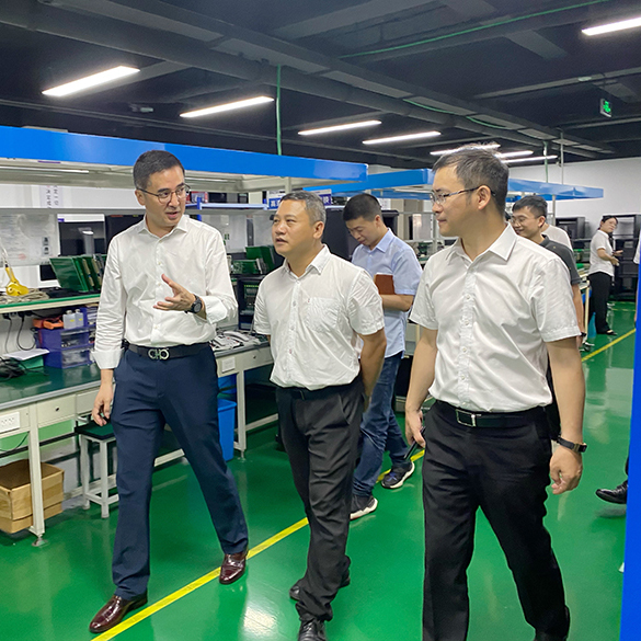 温州市发展和改革委员会汪浩副主任一行莅临恒捷智能走访调研